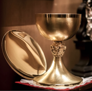 Caliz y patena, regalo de Juan Pablo II a los carmelitas descalzos de Úbeda